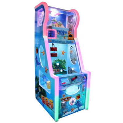 Kids Fishing Ball Ticket Game Machine