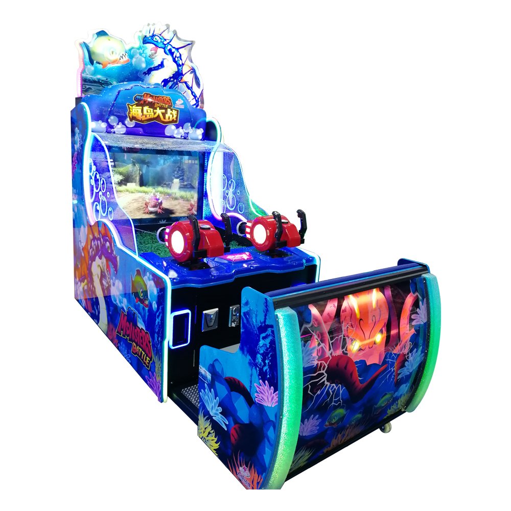 sea monsters battle water shooting game machine