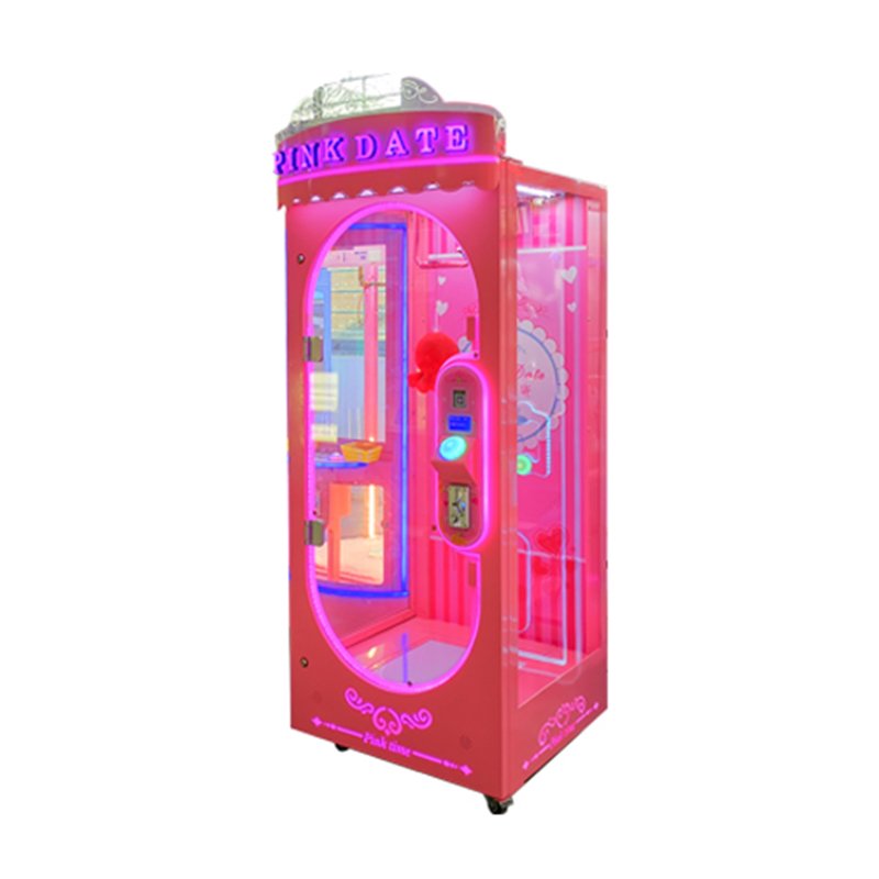 Pink Date Prize Cutting Game Machine For Sale|2022 Best Arcade Prize Machine For Sale