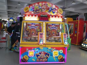 Crazy Circus coin pusher redemption game machine 3