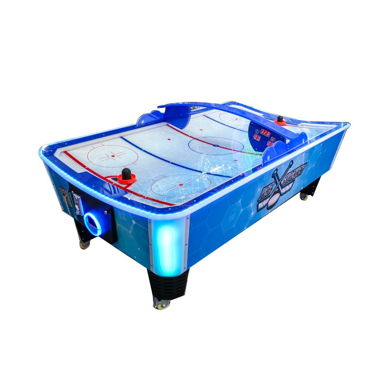 curvy air hockey table arcade game machine