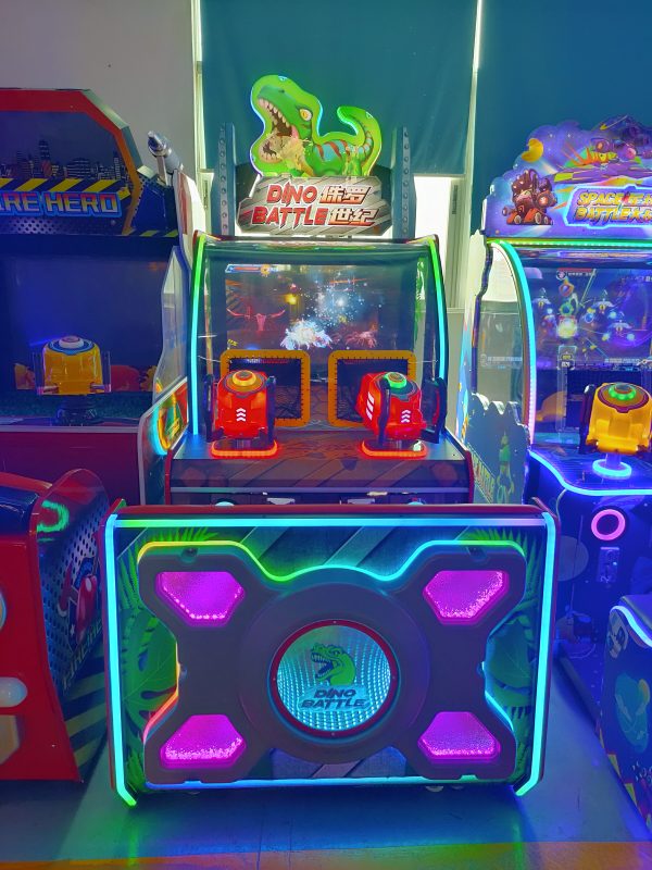 dino battle ball shooting game machine