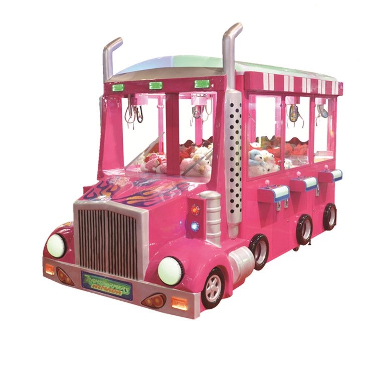 2022 Best Crane Machine For Sale|Pink Truck Claw Machine for sale For Sale|School Bus Crane Machine