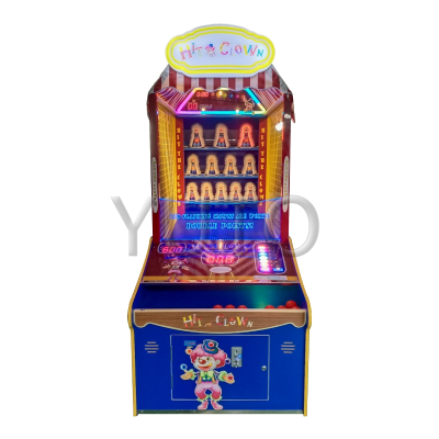 2022 Best Down The Clown Redemption Game Machine For Sale|Hit The Clown Arcade Game For Sale