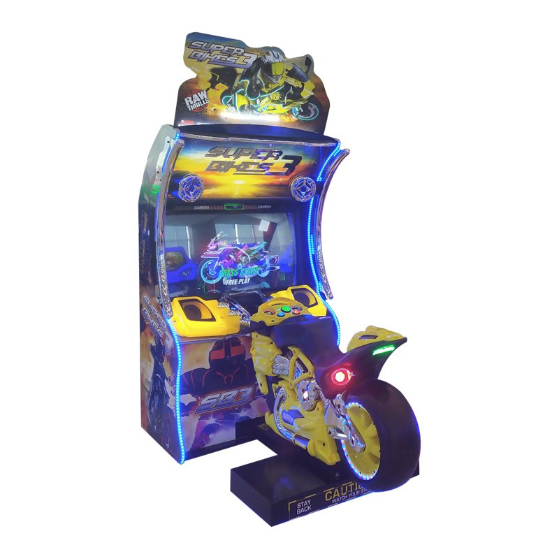 Arcade Motorcycle Game Machine For Sale|Super Bike 3 Arcade Driving Game