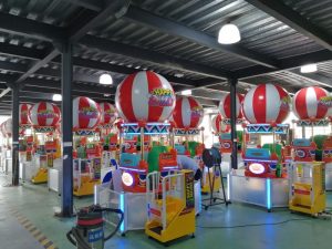 Hot Air Balloon Coin Operated Swing Machine