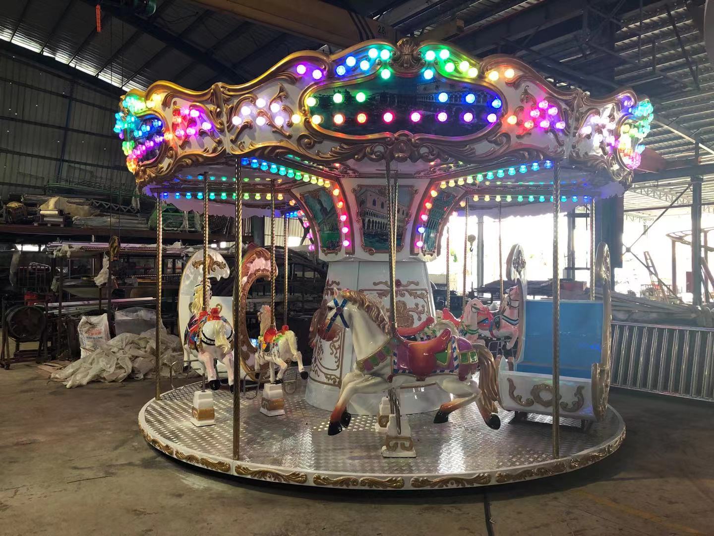 Outdoor Luxury 12 Seat Carousel For Sale