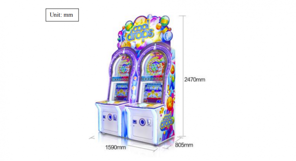 Cool Drops Arcade Ticket Games Machine