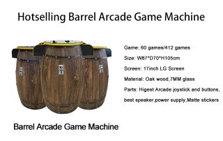 Hotselling Barrel Arcade Game Machine