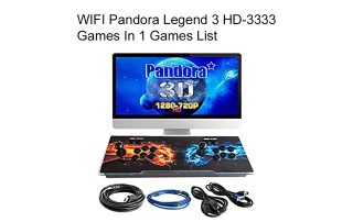 WIFI Pandora Legend 3 HD-3333 Games In 1 Games List