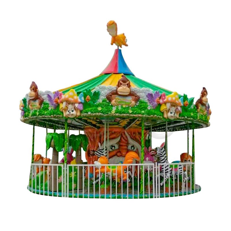 New Merry Goes Around For Sale|Fun Carousel Kiddie Ride|Amusement Park Rides China Manufacture