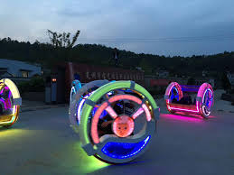 Amusement Park rides 360 degree wheel rotating electric happy car le bar car