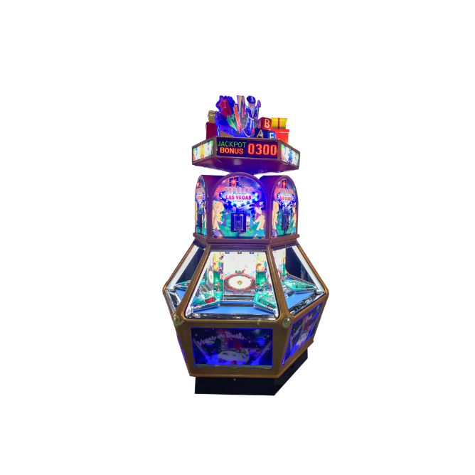 Jackpot Bonus Coin Pusher Game Machine