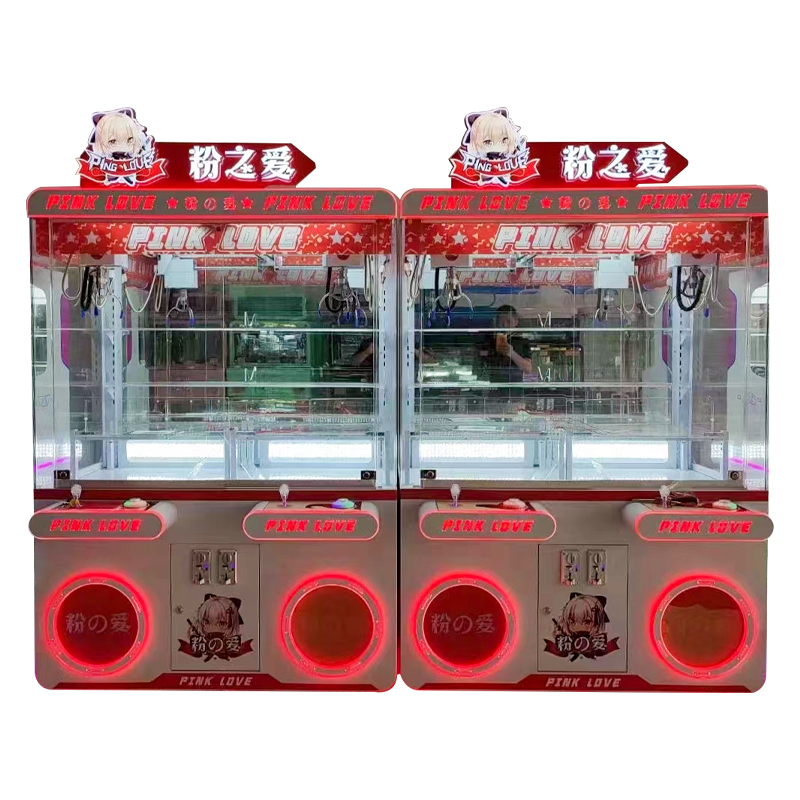 Pink Love Crane Claw Machine Toys