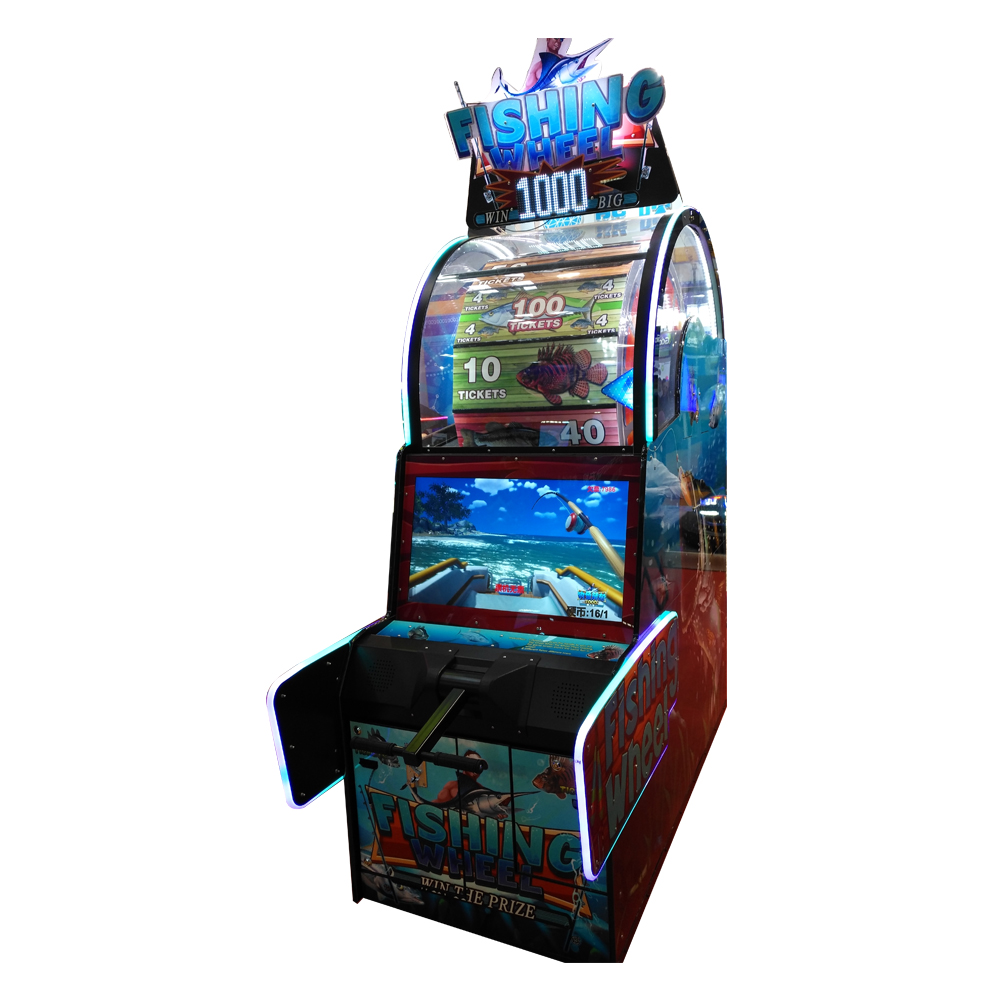 Fishing Arcade Wheel Game Machine| Hot Selling Coin Operated Redemption Arcade Machine For Sale