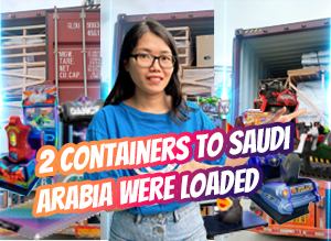 2 Containers To Saudi Arabia Sports Center Were Loaded