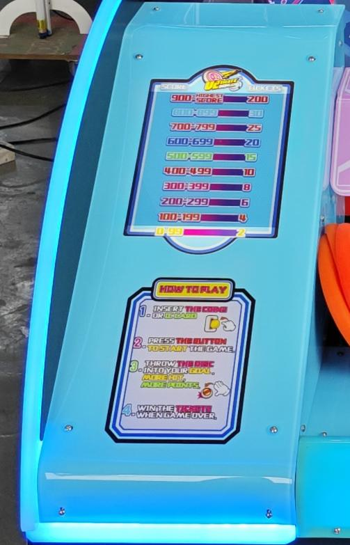 Best Price Disc Throwing Game Arcade Machine For Sale Made In China