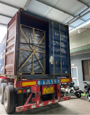 Full Container of Arcade Machines to Philippines was loaded