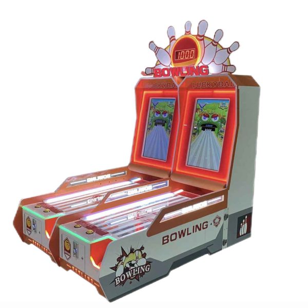 Bowling arcade games machine
