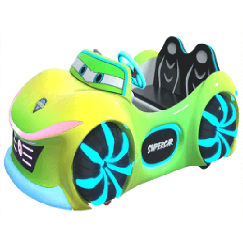 kids arcade green car