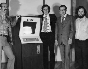 First Shooting Arcade Game Pong 1972