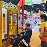 Children Ball Drop Arcade Machine at YUTO Booth