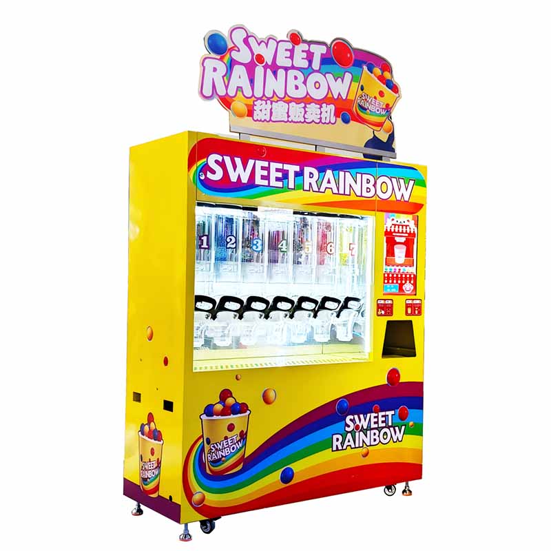 Sweet Rainbow Coin Operated Arcade Machine Prizes-yuto